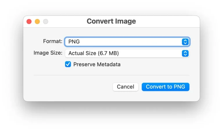 How to convert images on Mac or iOS?