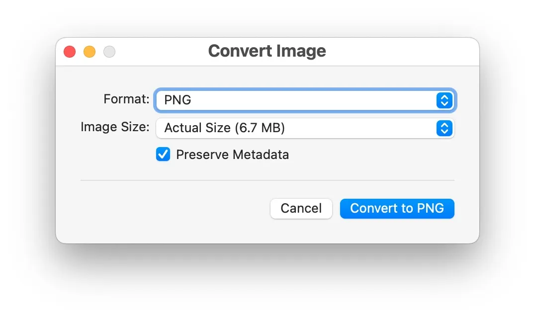 convert to png mac